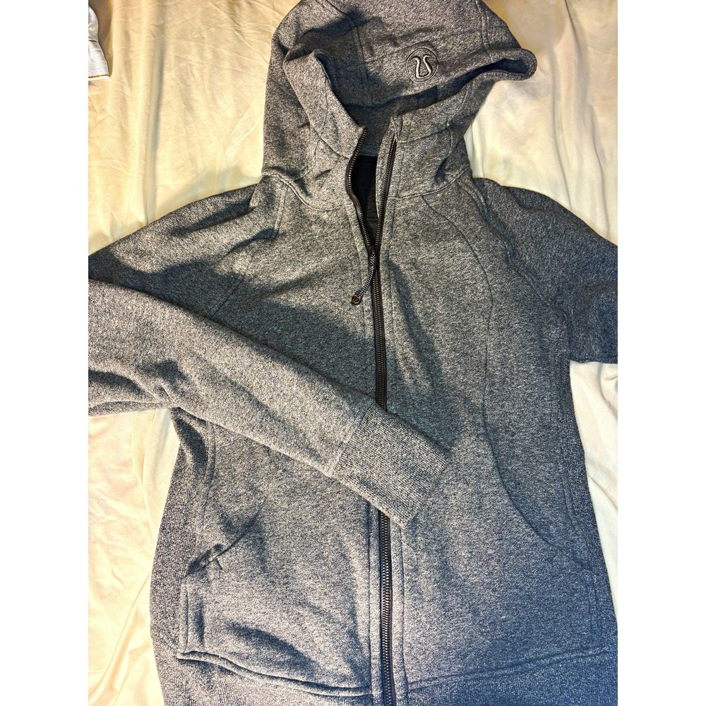lululemon Scuba Full Zip Hoodie Gray Women Size 6
